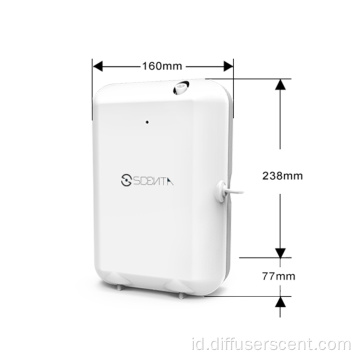 Diffuser Minyak Esensial yang Dipasang di Dinding dengan Layar LCD